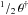 Mathematical equation: \hbox{$^1/_2\,\theta^{\dag}$}