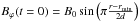 Mathematical equation: \hbox{$B_{\varphi}(t=0)=B_{0}\sin \left(\pi \frac{r-r_{\rm min}}{2d}\right)$}