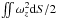 Mathematical equation: \hbox{$\iint \omega_z^2 {\rm d}S /2$}