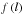 Mathematical equation: \hbox{$f\left(l\right)$}