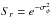 Mathematical equation: \hbox{$S_{r} = e^{-\sigma_{\phi}^2}$}