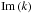 Mathematical equation: \hbox{${\rm Im}\left( k \right)$}