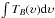 \hbox{$\int T_{B}(\upsilon) {\rm d}\upsilon$}