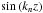 \hbox{$\sin \left( k_n z \right)$}