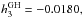 \hbox{$h_3^{\rm GH}=-0.0180,$}