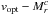 \hbox{$v_{\mathrm{opt}}-M^c_r$}