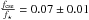 \hbox{$ \frac{f_\mathrm{cse}}{f_\mathrm{\star}}=0.07\pm0.01$}