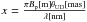 \hbox{$x = \frac{\pi B_{\rm p} \mathrm{[m]} \theta_\mathrm{UD} \mathrm{[mas]} }{\lambda \mathrm{[nm]}}$}