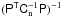 Mathematical equation: \hbox{$(\tens{P}^{\sf T}\tens{C}_{\rm n}^{-1}\tens{P})^{-1}$}