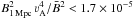 Mathematical equation: \hbox{$B_{1\,\mathrm{Mpc}}^2\,\varv^4_{\rm A}/\bar B^2<1.7\times 10^{-5}$}