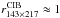 Mathematical equation: \hbox{$r^{\rm CIB}_{143\times217} \approx 1$}