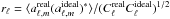 Mathematical equation: \hbox{$r_{\ell} = \langle a_{\ell,m}^{\rm real} (a_{\ell,m}^{\rm ideal})^\ast\rangle / (C_{\ell}^{\rm real} C_{\ell}^{\rm ideal})^{1/2}$}