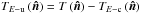 Mathematical equation: \hbox{$\tuem\left(\vn\right) = T\left(\vn\right) - \tcem\left(\vn\right)$}