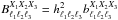 Mathematical equation: \hbox{$B_{\ell_1 \ell_2 \ell_3}^{X_1 X_2 X_3} = h^2_{\ell_1 \ell_2 \ell_3} b_{\ell_1 \ell_2 \ell_3}^{X_1 X_2 X_3}$}