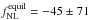 Mathematical equation: \hbox{$f_{\rm NL}^{\rm equil} = -45 \pm 71$}