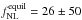 Mathematical equation: \hbox{$f_{\rm NL}^{\rm equil} = 26 \pm 50$}