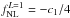 Mathematical equation: \hbox{$f^{L=1}_{\rm NL} = - c_1 / 4$}