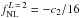 Mathematical equation: \hbox{$f^{L\,=\,2}_{\rm NL} = - c_2 / 16$}