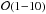 Mathematical equation: \hbox{${\cal O}(1{-}10)$}