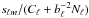 Mathematical equation: \hbox{$s_{\ell m} / (C_\ell + b_\ell^{-2} N_\ell)$}