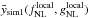 Mathematical equation: \hbox{$\bar{y}_{\rm sim1}( \fnllocal, \gnlloc )$}