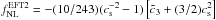 Mathematical equation: \hbox{$f_{\rm NL}^{\rm EFT2}=-(10/243)(c_{\rm s}^{-2}-1) \left[\tilde{c}_3+(3/2) c_{\rm s}^2\right]$}