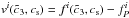 Mathematical equation: \hbox{$v^i(\tilde{c}_3,c_{\rm s})=f^i(\tilde{c}_3,c_{\rm s})-f^i_{P}$}