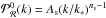Mathematical equation: \hbox{$\mathcal{P}_\mathcal{R}^0(k) = A_\mathrm{s} (k/k_*)^{n_\mathrm{s}-1}$}