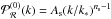Mathematical equation: \hbox{$\PR^{(0)}(k) = A_{\mathrm s} (k/k_{\ast})^{n_\mathrm{s}-1}$}