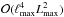Mathematical equation: \hbox{${\cal O}(\elt_{\rm max}^4 \elp_{\rm max}^2)$}