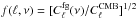 Mathematical equation: \hbox{$f(\ell,\nu) = [C_{\ell}^{\mathrm{fg}}(\nu)/C_{\ell}^{\mathrm{CMB}}]^{1/2}$}