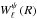 Mathematical equation: \hbox{$W^{\psi}_\ell\left(R\right)$}