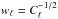 Mathematical equation: \hbox{$w_\ell = C_\ell^{-1/2}$}