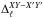 Mathematical equation: \hbox{$\Delta_\ell^\mathit{XY-X'Y'}$}