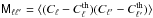 Mathematical equation: \hbox{$\tens{M}_{\ell \ell^{\prime}} = \langle (C_{\ell} - C_{\ell}^\textrm{th}) (C_{\ell^{\prime}} - C_{\ell^{\prime}}^\textrm{th}) \rangle $}