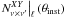 Mathematical equation: \hbox{$\left. N^{XY}_{\nu \times \nu'} \right|_\ell(\theta_{\mathrm{inst}})$}