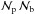 Mathematical equation: \hbox{${\cal N}_{\rm p} \, {\cal N}_{\rm b}$}
