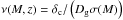 Mathematical equation: \hbox{$\nu(M,z) = \delta_{\rm c}/\left(D_{\rm g} \sigma(M)\right)$}