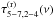 \hbox{$\tau_{5-7,2-4}^{(\mathrm{r})}(\nu)$}