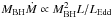 Mathematical equation: \hbox{$M_{\rm BH}\dot{M} \propto M_{\rm BH}^2L/L_{\rm Edd}$}