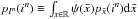 Mathematical equation: \hbox{$p_{I^n}(i^n)\equiv \int_{x\in \mathbb{R}} \psi(\bar{x}) p_{\bar{x}}(i^n) {\rm d}\bar{x}$}