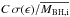 Mathematical equation: \hbox{$C\,\sigma (\epsilon)/ \overline {M_{{\rm BH},{\rm i}}}$}