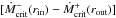 Mathematical equation: \hbox{$[\dot{M}_{\rm crit}^-(r_{\rm in}) - \dot{M}_{\rm crit}^+(r_{\rm out})]$}