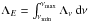 Mathematical equation: \hbox{$\Lambda_E = \int_{\nu_\mathrm{min}}^{\nu_\mathrm{max}} \Lambda_\nu \, \dd\nu$}