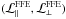 Mathematical equation: \hbox{$(\mathcal{L}^{\rm FFE}_\parallel,\mathcal{L}^{\rm FFE}_\perp)$}