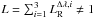 Mathematical equation: \hbox{$L = \sum_{i=1}^3 L_{\rm R}^{\Delta\lambda, i} \neq 1$}