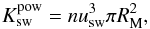 Mathematical equation: \begin{equation} \label{eq_1} K_{\rm sw}^{\rm pow} = nu_{\rm sw}^3\pi R_{\rm M}^2\mbox{,} \end{equation}