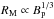 Mathematical equation: \hbox{$R_{\rm M} \propto B_{\rm p}^{1/3}$}