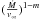 Mathematical equation: \hbox{$(\frac{\dot{M}}{v_{\infty}})^{1-m}$}