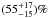 \hbox{${(55^{+17}_{-15})}\%$}